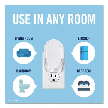 Febreze® Plug Air Freshener Warmer, 2.5" X 3" X 4", Off White, 4-carton freeshipping - TVN Wholesale